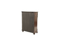 Antique Cherry Antique Walnut Wooden 1Pc Chest Of Drawers Storage Bedroom Furniture Unique Design Walnut Bedroom American Traditional,Traditional,Vintage Particle Board Mdf