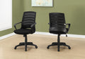 Office Chair, Adjustable Height, Swivel, Ergonomic, Armrests, Computer Desk, Work, Black Mesh, Black Metal, Contemporary, Modern Black Foam Polyester