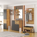 Mirror Cabinet On The Wall And The Space Saver Storage Cabinet Grey,Oak Particle Board Mdf