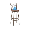 3 Piece Bar Steels Kitchen Dining Room Table Set Retro Brown Bar Chair For Dining Room Antique Brown Seats 2 Brown Dining Room American Design,American Traditional,Antique Rectangular Metal & Wood Dining Table With Chair Metal & Wood