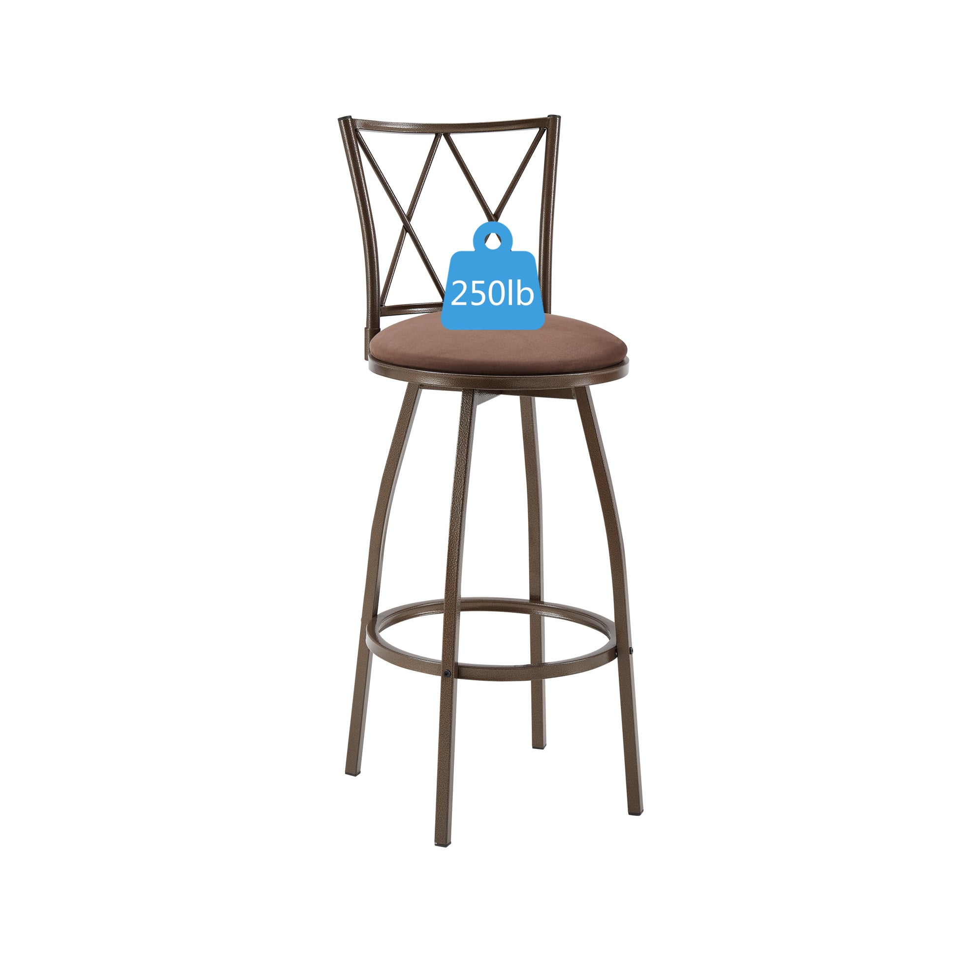 3 Piece Bar Steels Kitchen Dining Room Table Set Retro Brown Bar Chair For Dining Room Antique Brown Seats 2 Brown Dining Room American Design,American Traditional,Antique Rectangular Metal & Wood Dining Table With Chair Metal & Wood