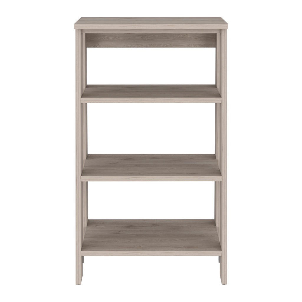 St. Clair Linen Cabinet, Two Interior Shelves, Two Open Shelves, Single Door Grey 1 4 Kitchen Freestanding Modern Particle Board Engineered Wood