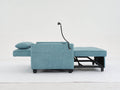 Futon Chair Bed Convertible Chair 3 In 1 Pull Out Sleeper Chair Beds With Usb Ports,Wear Resistant And Anti Scratch, Armchair Bed Sleeper For Living Room Green Tech Cloth Green Foam Tech Cloth 2 Seat