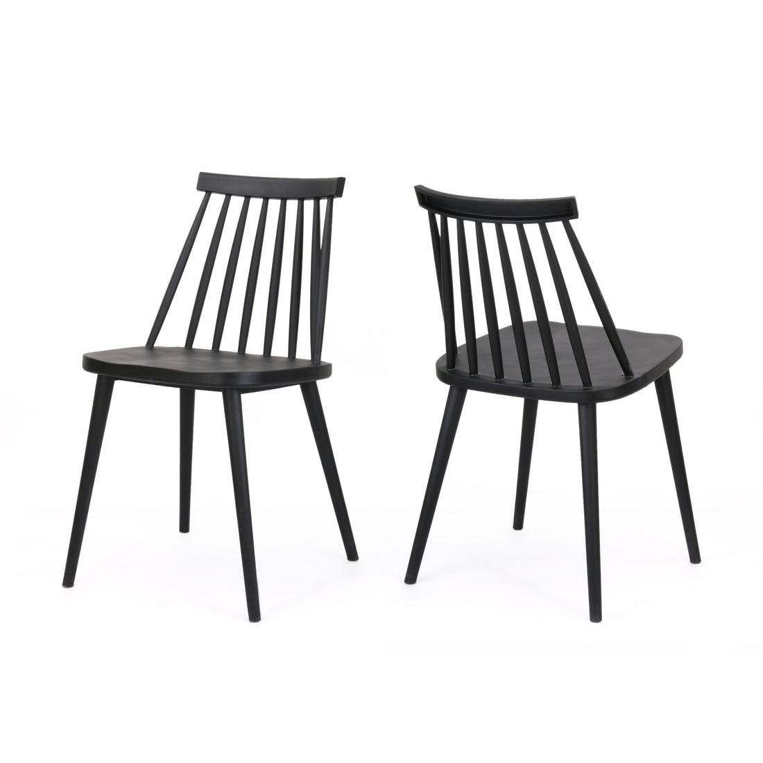 Dining Chair Black Polypropylene