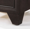 Madison Espresso Finish Nightstand Espresso Synthetic Wood