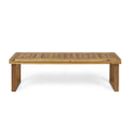 Nestor Bench Set Of 2, Natural Natural Acacia Wood