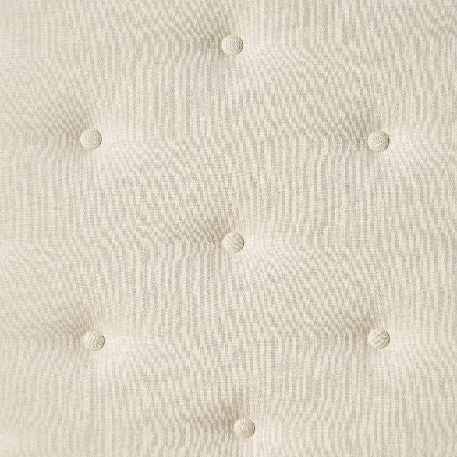 Twin Sized Headboard Twin Ivory Fabric