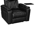 Pu Leather Power Recliner Home Theater Recliner With Power Adjustable Headrest, Wireless Charging Device, Usb Port, Storage Arms, Cup Holder And Swivel Tray Table For Living Room, Black Black Foam Pu Leather