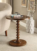 Acton Walnut Finish Accent Table Walnut Synthetic Wood