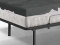 Goodvibesleep 13 Inch Soothe Hybrid Foam And Coil Flex Head Mattress, King Size Gray Foam Spring King