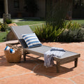 Summerland Chaise Lounge Dark Grey Mesh Dark Grey Mesh