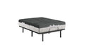 Goodvibesleep 13 Inch Soothe Hybrid Foam And Coil Flex Head Mattress, King Size Gray Foam Spring King