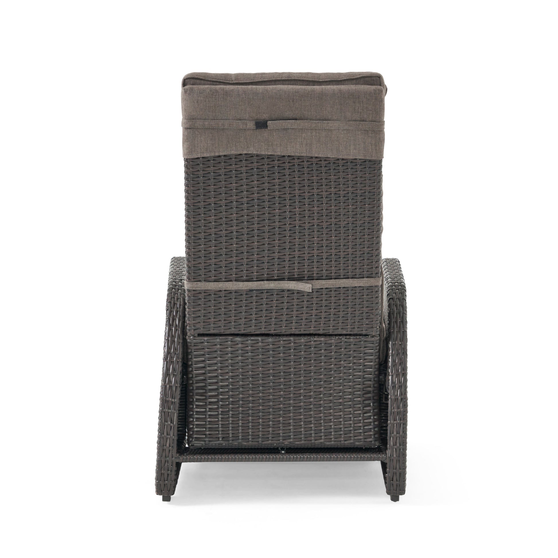 Liverpool Gas Recliner Brown Multi Rattan