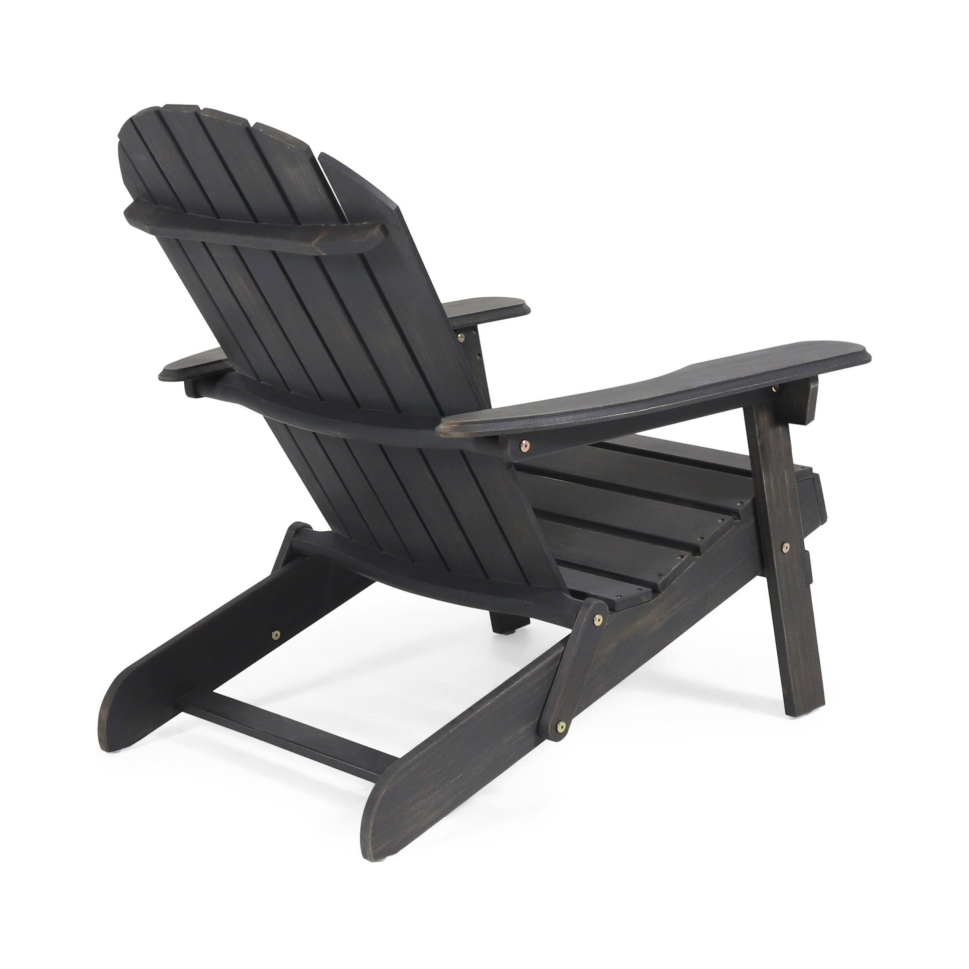 Malibu Adirondack Chair Dark Grey Acacia Wood