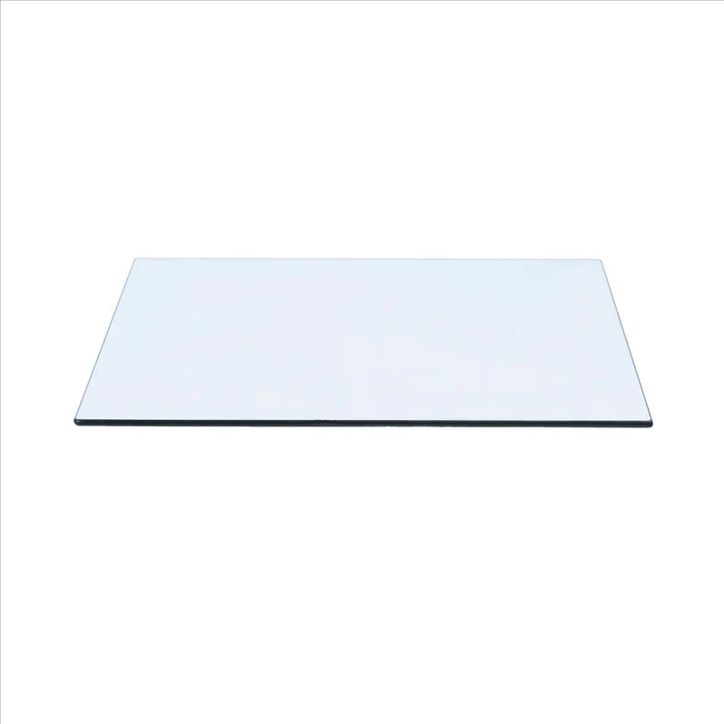 Glass Panel Only, 1 4" 6Mm Clear Tempered Glass, 24D01P06Yb Clear Tempered Glass