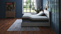 Bt3000 Flex Head Queen Adjustable Bed Base With Head And Foot Position Adjustment Box Spring Not Required Blue Grey Steel