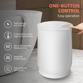 Towel Warmers, Luxury Bucket Towel Warmers, Large Towel Warmers For The Bathroom, Fits Up To 2 Oversized Towels, Bathrobes, Blankets, Pjs And More. White Plastic