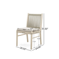 Cordoba Kd Dining Chair Yes Acacia Wood Garden & Outdoor Modern 2 Person Seating Group Acacia Wood