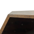 25.98'' Shaped Modern Pet Furniture Cat Kennel Side Table Mdf Multi Purpose Furniture Antique Wood Color Antique Brown Mdf