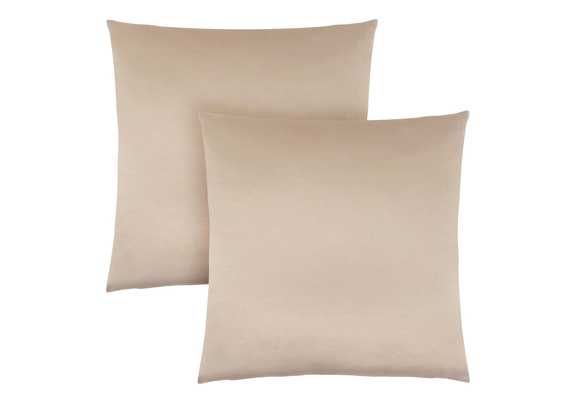 Pillows, Set Of 2, 18 X 18 Square, Insert Included, Decorative Throw, Accent, Sofa, Couch, Bedroom, Gold Hypoallergenic Polyester, Modern Gold Polyester Polyester