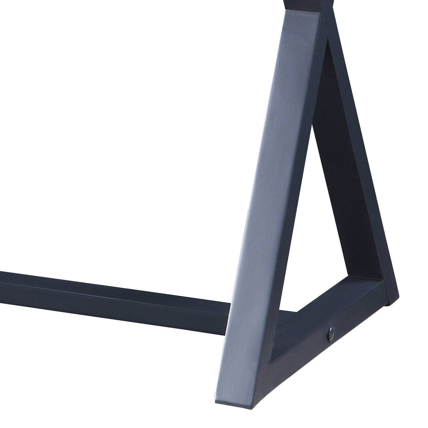Charcoal 1 Drawer Console Table Charcoal Primary Living Space Poplar Rectangular Wood