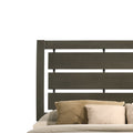 Grey Queen Sleigh Bed Box Spring Required Queen Grey Wood Gray Contemporary Panel Wood