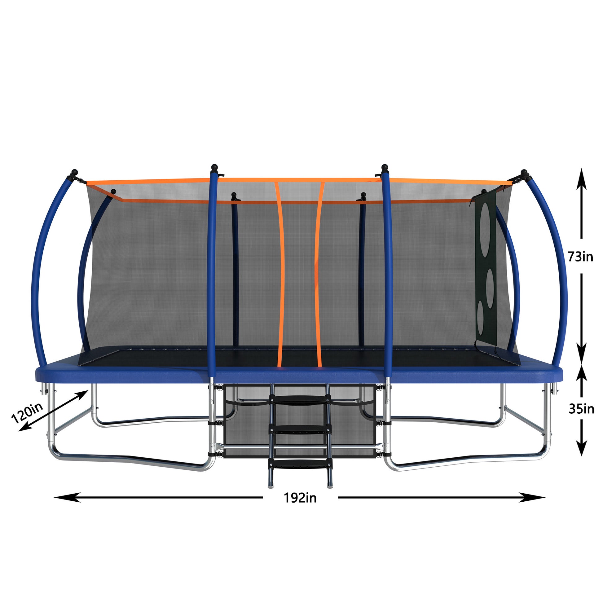 10*16Ft Trampoline Blue Steel