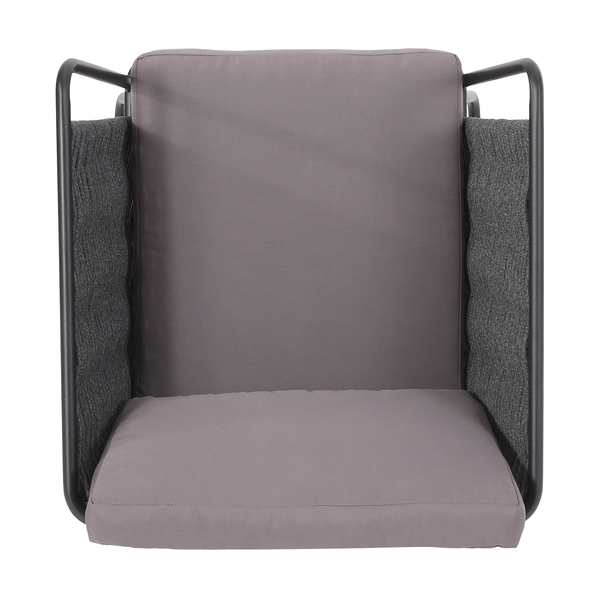 La Jolla Chair Dark Grey Woven Rope