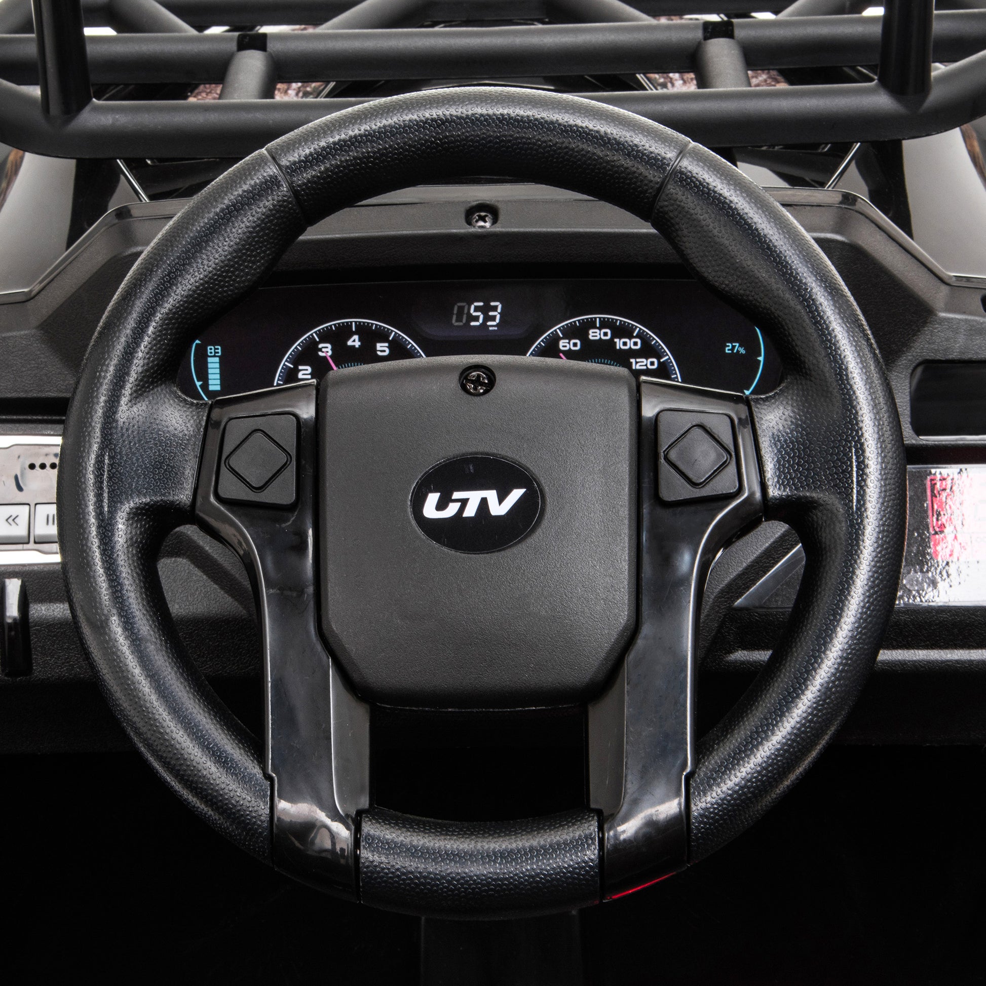 Aosom 12V Kids Utv, Battery Powered Electric Ride On Car With Music, Lights, Mp3 Usb, Suspension System & Remote Control, Toy Vehicle For Boys And Girls, Camo Multicolor Plastic