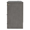 Full Size Murphy Bed With Large Drawers & Usb Ports,Brushed Gray Full Gray Plywood