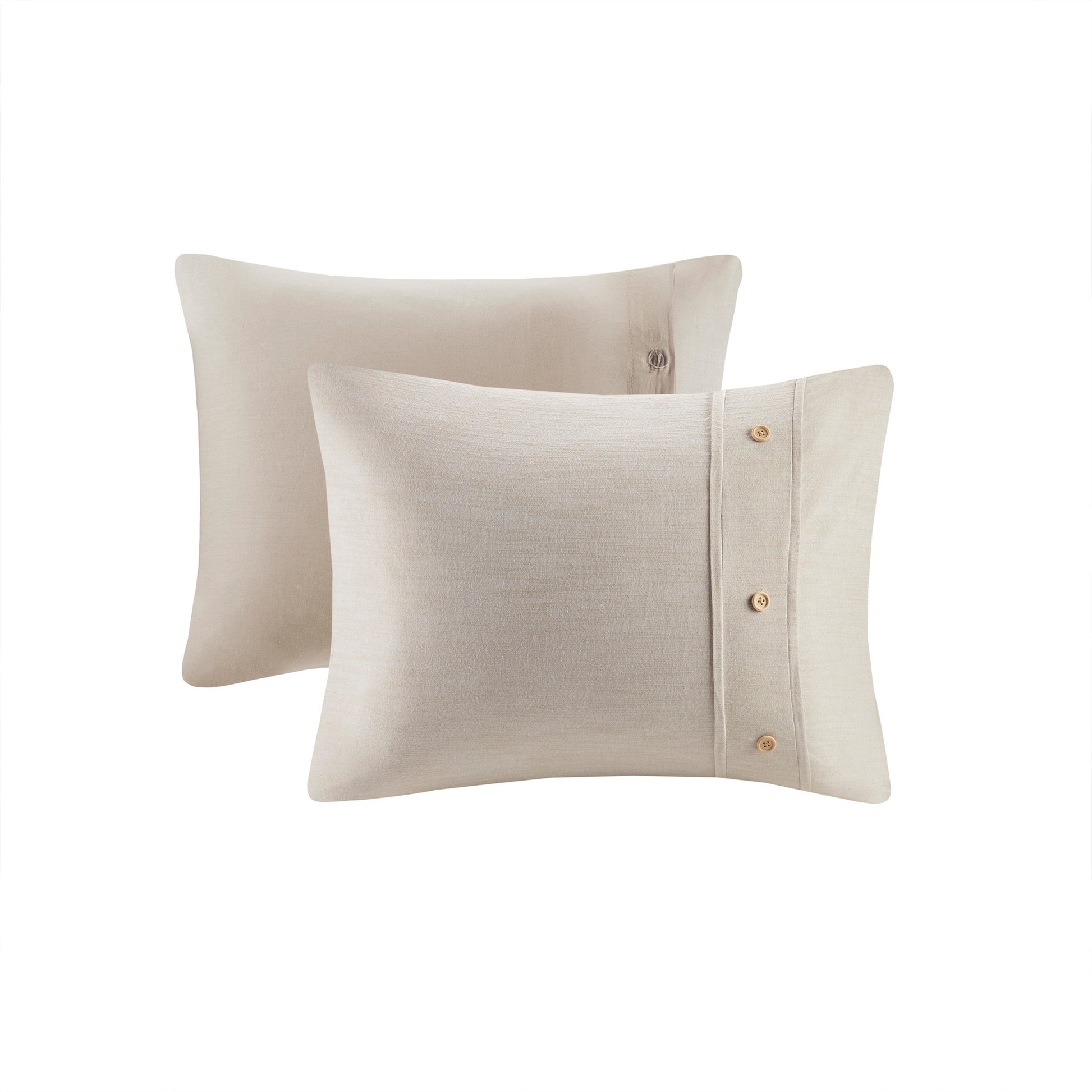 5 Piece Organic Cotton Oversized Comforter Cover Set W Removable Insert Natural Full Queen Natural Cotton