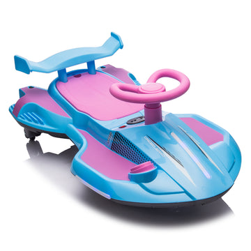 12V Kids Ride On Electric Toy,360 Degree Drift In Place,Spray Function,Front&Side Lights Design,Usb Mp3,Bluetooth,Music, 3.73 4.35 Mph,Easy Installation,Ultimate Cool Operation For Kids Aged 3 . Purple 100 149 Lbs Polypropylene