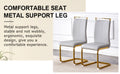 Table And Chair Set, Rock Plate Table Top, Gold Metal Table Legs, Stable And Beautiful, Suitable For Most Home Styles. Modern Simple Dining Table, Comfortable Seating. Grey Gold Seats 6 Sintered Stone