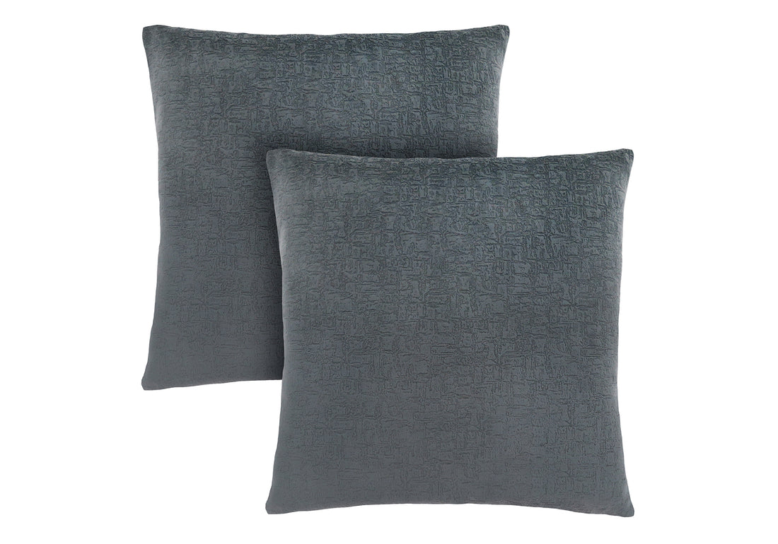 Pillows, Set Of 2, 18 X 18 Square, Insert Included, Decorative Throw, Accent, Sofa, Couch, Bedroom, Grey Hypoallergenic Polyester, Modern Grey Polyester Polyester