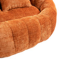 Coolmore Bean Bag Sofa Lazy Sofa Durable Comfort Lounger High Back Bean Bag Chair Couch For Adults And Kids, Indoor & Outdoor, Accent Floor Soft Lounge Chair Orange Chenille Orange Foam Chenille 2 Seat