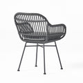 Orlando Chair Grey Iron Plastic