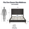 Same As B083P152031 Harper Tall Headboard Upholstered Bed 54