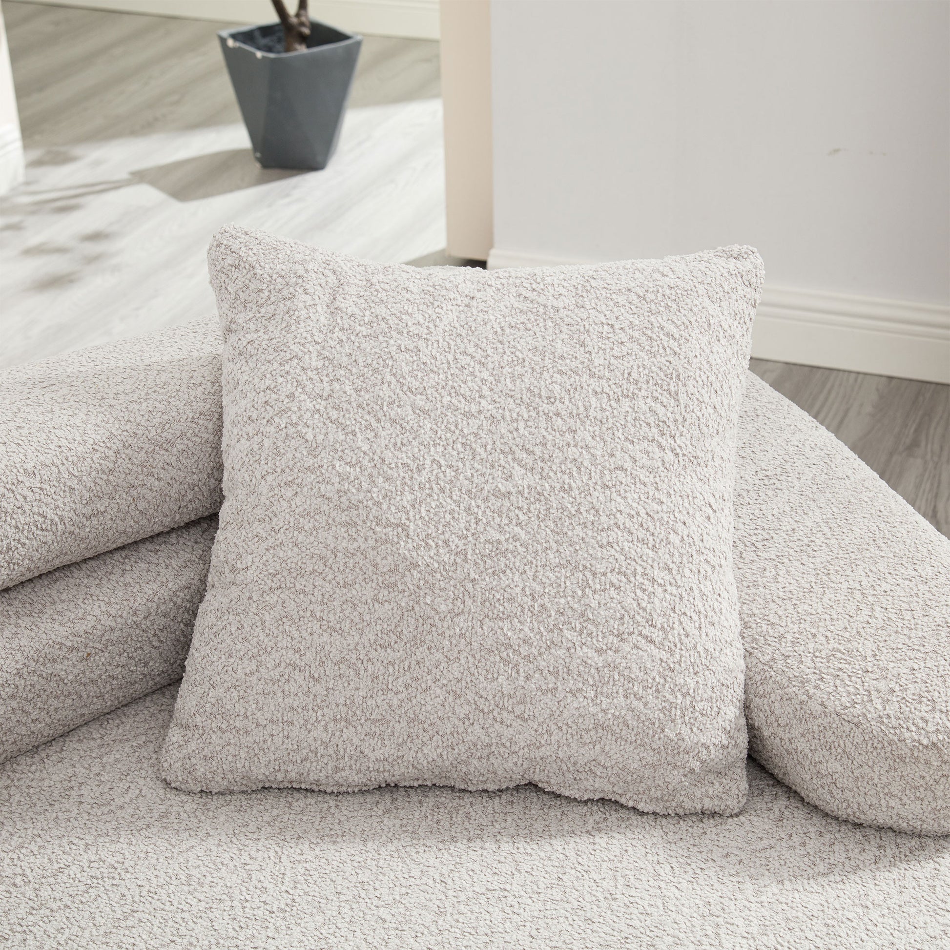 Unique Modeling Design,Upholstered Indoor Furniture,Foam Filled Sleeper Sofa Bed For Living Room,Bedroom,3 Colors Light Gray Primary Living Space Modern Foam Polyester 4 Seat