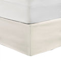 Wrap Around Adjustable Bedskirt Ivory One Size Ivory Microfiber
