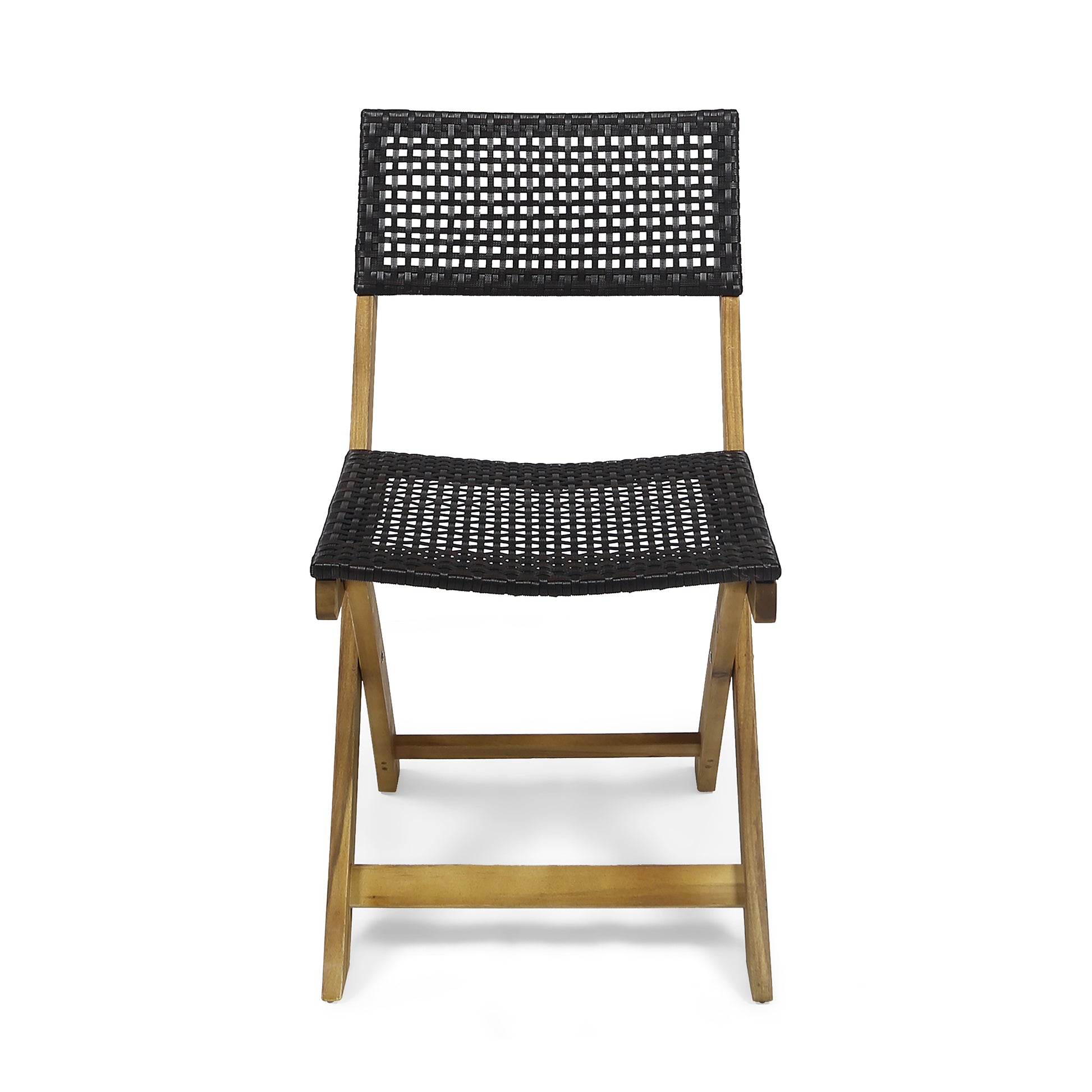 Hillside Bistro Set,2 Chairs 1 Table Brown Wood