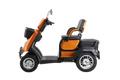 Heavy Duty 4 Wheel Mobility Scooters For Seniors & Adults 500Lbs Capacity Orange Abs Pc