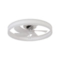 Ceiling Fan With Lights Dimmable Led White Acrylic Iron