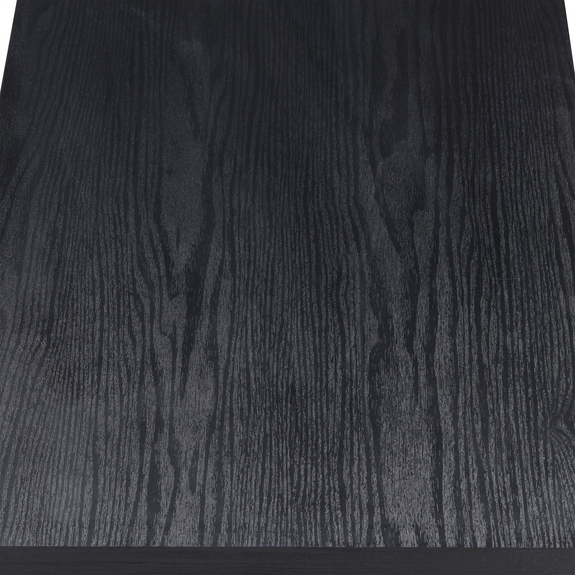 Elling Walnut & Black Finish Tv Stand Walnut Black 50 59 Inches Synthetic Wood