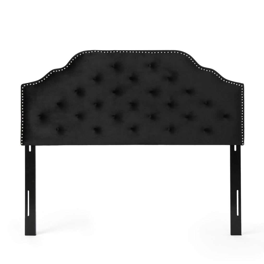 Queen&Full Sized Headboard Queen Black Velvet