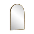 Arched Mirror,Wall Mirror For Bathroom,Vanity Mirror Or Wall Decor Arch Mirror For Livingroom Bedroom Entryway,Gold Gold Glass,Mdf Iron