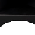 Minimalist Corner Hall Tree With Shoe Bench, Versatile Entryway Coat Rack With 4 Hooks, Corner Cabinet With Adjustable Shelf For Hallway, Living Room, Black, 29.5''W*71.6''H Black Particle Board