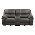 Plush Modern Living Room Sofa Set 3Pc Power Reclining Sofa Loveseat Chair Gray Microfiber Upholstery Usb Port Solid Wood Frame Furniture Gray Microfiber Wood Primary Living Space Modern Plywood,Solid Wood 6 Seat