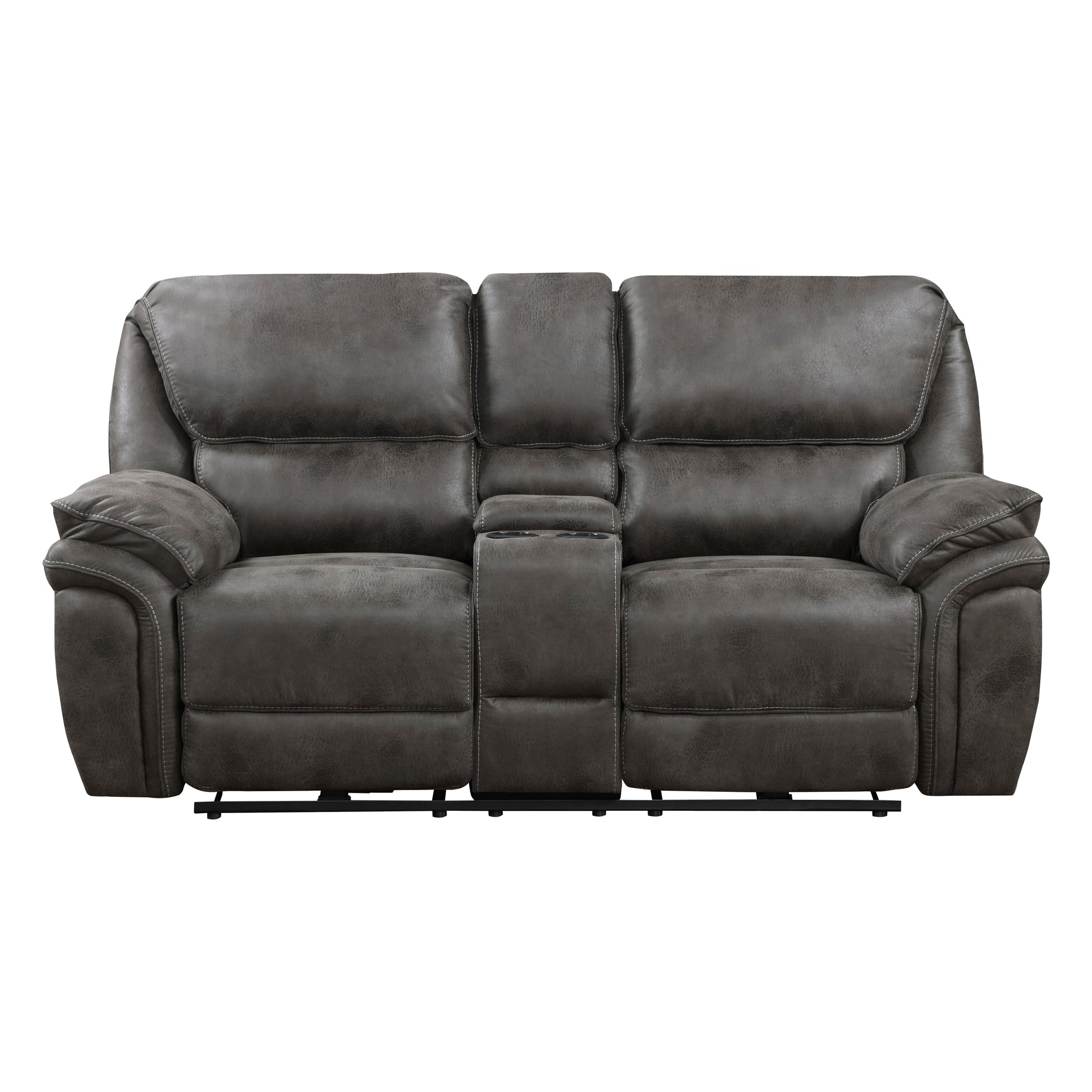 Plush Modern Living Room Sofa Set 3Pc Power Reclining Sofa Loveseat Chair Gray Microfiber Upholstery Usb Port Solid Wood Frame Furniture Gray Microfiber Wood Primary Living Space Modern Plywood,Solid Wood 6 Seat