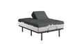 Goodvibesleep Calm Flex Head Mattress And Adjustable Base Comfort Ensemble, King Size Gray Foam King