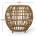 Ottawa Side Table Light Brown Wicker